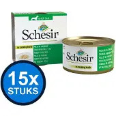 Schesir 15x - Complementary - Kattenvoer - Bouillon in blik - Kip - 70g