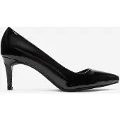 Forever & Always Clyde Leren Stiletto Spitse Neus Pump