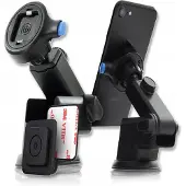 Webski Universele Auto Telefoonhouder met Just Lock Systeem voor Ruit/Dashboard