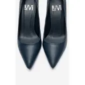Forever & Always Clyde Leren Stiletto Spitse Neus Pump