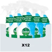 Dettol 12x Antibacteriële Allesreiniger Spray Linnen Frisheid 750 Ml
