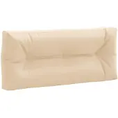 vidaXL Palletrugkussen VIANEN 100% Polyester Crèmekleurig