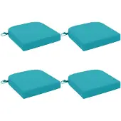 vidaXL 4-delige zitkussens SOEST 4 st 100% Polyester Turquoise
