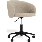 Giga Bureaustoel Lara Met Armleuning Basel Beige - Living