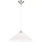 Orion Glazen hanglamp LOISA, dimbaar, wit / opaal, Woon-/ Eetkamer, Glas, Modern, hanglamp