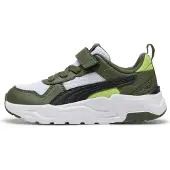 Puma Trinity mesh sneakers - groen/wit Meerkleurig - maat 34