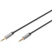 Digitus DB-510110-010-S audio kabel 1 meter 3.5mm Zwart
