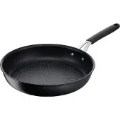 Lagostina wok/roerbakpan 24 cm zwart - aluminium - titanium coating