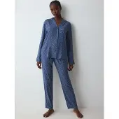 Triumph Boyfriend Fit pyjama 10225082 M031 SEA BLUE LIGHT COMBINATION-44