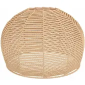vidaXL Plafondlampenkap Ø36x26 cm ijzer en papier