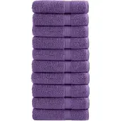 vidaXL Handdoeken SOLUND 10 st 600 g/m² 50x100 cm paars