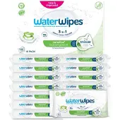 WaterWipes Sensitive Hydrating Babydoekjes - 99% Water - Aloe Vera - 12 x 60 - 720 Billendoekjes