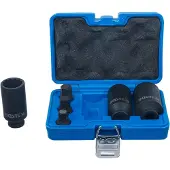 Bgs Dopsleutel + dopmoer, Aandrijfas speciaal inzetstuk 6 stuks. (12,5 mm)