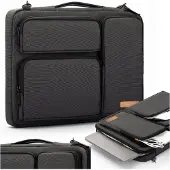 Alogy Zwarte Laptoptas 15.6" Zakelijk Waterdicht met Pouch