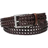 Fossil Leren Riem Myles Belt W110 Cognac Donkerbruin