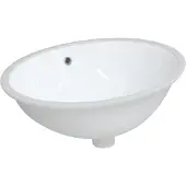 vidaXL - Wastafel - ovaal - 56x41x20 - cm - keramiek - wit
