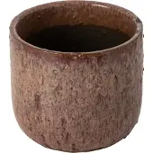 J-Line bloempot keramiek medium oudroze - 18 x 18 x 18 cm