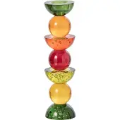 J-Line kandelaar - glas - multi - large