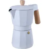 Bergner Natuurlijke koffiemachine, 6 kopjes, zilverkleurig. Zilver, one size