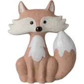 J-Line vos - steengoed - abrikoos/wit - large