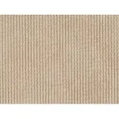 Vente-unique Fauteuil in fijn geribbeld fluweel - Beige - Maison Céphy POGNI