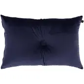 OVERSEAS Velours Button Kussen - Navy