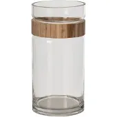 J-Line Cilindervaas - glas - naturel/transparant - large
