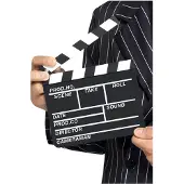 Smiffys - Hollywood Style Clapper Board Kostuum Accessoire - Zwart