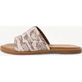 Tamaris Muiltjes beige / grijs / zwart / wit