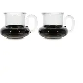 Tom Dixon Bump theekopjes 2-pack Black