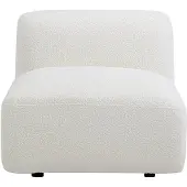 Vente-unique Fauteuil in boucléstof - Gebroken wit DANEPI