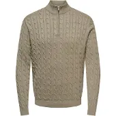 Only & Sons Trui 'ONSLOUI' taupe