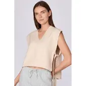Woody Dames Debardeur Beige Beige XL/2XL