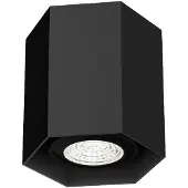 Wever & Ducre Hexo Mini PAR16 1.0 Plafondlamp Black Matt