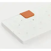 TIPTOE Bracket Wandplank Tangerine Red | 90x20cm | Venezia Recycled Plastic