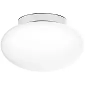 Wever & Ducre Plafondlamp Perlez 1.0, dimbaar, wit / opaal, Badkamer, Glas, plafondlamp
