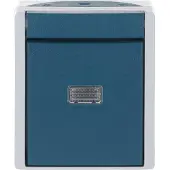 Busch-Jaeger 2621 W-53-206 Ocean (opbouw) Knop spatwaterdicht Blauw, Groen