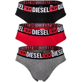 Diesel Slip 'Andre' grijs / rood / zwart / wit