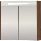 Proline SPK Premium Spiegelkast LED 80x14x74 cm Indian Walnut