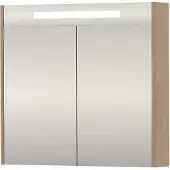 Proline SPK Premium Spiegelkast LED 80x14x74 cm Ideal Oak