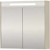 Proline SPK Premium Spiegelkast LED 80x14x74 cm Soft Linen