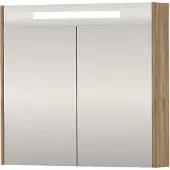 Proline SPK Premium Spiegelkast LED 80x14x74 cm Cider Oak