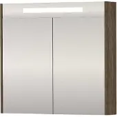 Proline SPK Premium Spiegelkast LED 80x14x74 cm Vital Oak