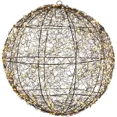 Kaemingk Frame light micro LED buiten dia. 38 cm zwart/klassiek warm I Lumineo
