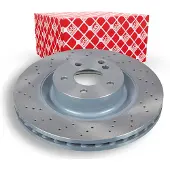 FEBI BILSTEIN Remschijf 26406 voorkant, geventileerd, geperforeerd, 1 Stuk
