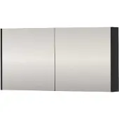 Proline SPK Comfort Spiegelkast Dubbelzijdig 120x14x60 cm Mat Zwart