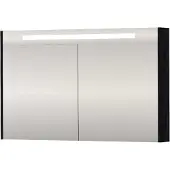 Proline SPK Premium Spiegelkast LED 120x14x74 cm Black Oak