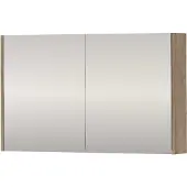 Proline SPK Xcellent Spiegelkast Dubbelzijdig 100x14x60 cm Raw Oak