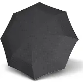Knirps paraplu C.041 Chrome Matt Fashion Manual Prism Black zwart