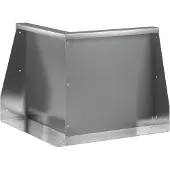 vidaXL Steunmuur, 50 x 50 x 40 cm, verzinkt staal, zilver